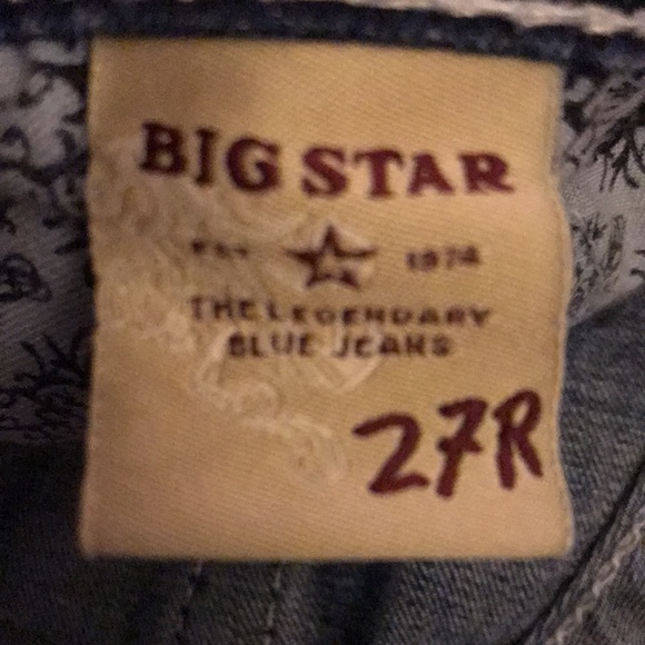 Big‎ Star jeans 27R 🩷 - Picture 6 of 7